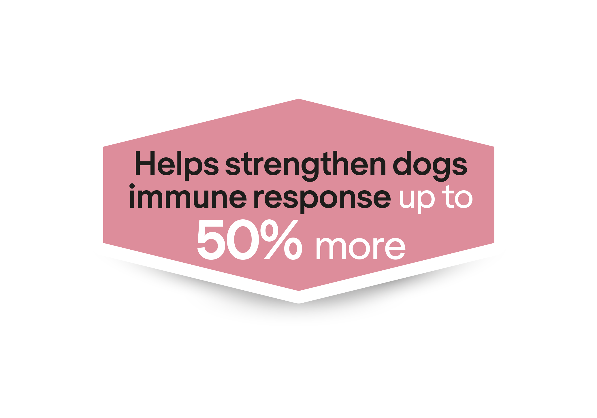  Ayuda a reforzar la respuesta inmunitaria de los cachorros hasta un 50% más